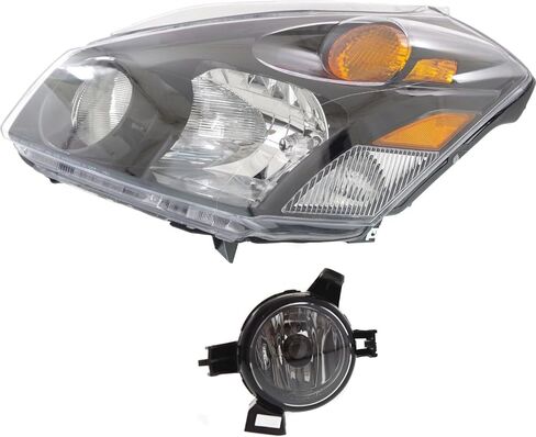 مجموعة المصابيح الأمامية البديلة تناسب Nissan Quest 2006 Driver Side 3.5L V6 (S/SE/SL/الزخارف الأساسية) in Saudi Arabia