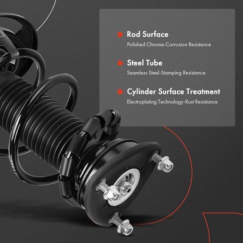 زوج أمامي ممتاز (2) مجموعة كاملة من الدعامات والزنبركات اللولبية متوافقة مع Mazda CX-3 CX3 2016-2021، جانب السائق والراكب، استبدال # 18920769، 18920770 in Kuwait