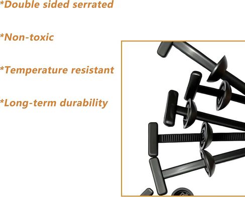 Nylon Universal Cable Tie Buckle Zip Tie Clips for Car Fender, Engine Cover, Mudguard Fastener, Automotive Replacement Screw Fixing （100/Pack） in Saudi Arabia