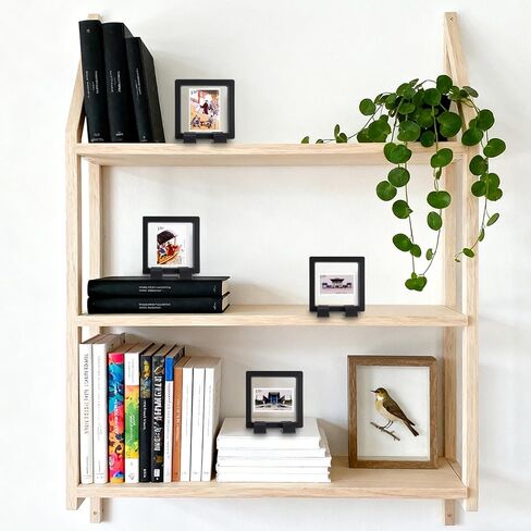 6 قطع حافظة عرض الطوابع مقاس 2.75 بوصة، حافظة عرض بإطار عائم ثلاثي الأبعاد لطوابع البريد والمجوهرات وعملات التحدي والميدالية (غير متضمنة الطوابع) in Kuwait