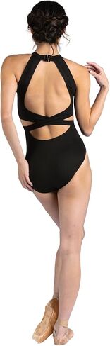 Danz N Motion Girl's Leotard Fallon 24117C Open Strappy Back in Saudi Arabia