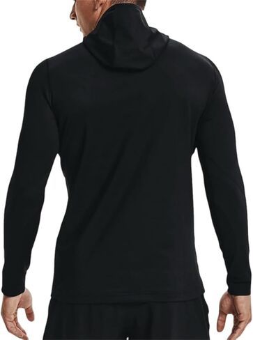 Under Armour Men's ColdGear Infrared Hoodie Pullover 1368020 (US, Alpha, Large, Regular, Regular, Black - 001) in Saudi Arabia