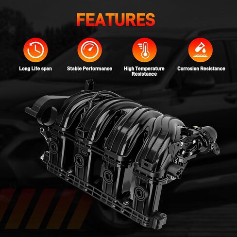 Intake Manifold Compatible with Hyundai Kia 2015-2019 Sonata 2018-2021 Tucson 2019-2020 Santa Fe 2018 Santa Fe Sport 2016-2020 Optima 2016-2020 Sorento 2017-2022 Sportage L4 2.4L Replace#283102GGA0 in Saudi Arabia