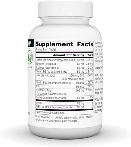 Source Naturals B-50 Complex 50 mg B-Vitamins for Energy Production Support - 100 Tablets in Saudi Arabia