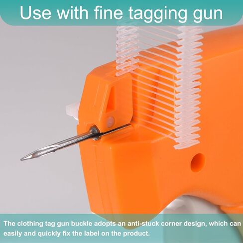 5000 قطعة من أدوات تثبيت مسدس العلامات القياسية من uxcell، 30 مم، دبابيس علامات بلاستيكية لمسدس تحديد الأسعار، ملحقات مسدس علامات الملابس لنسيج حقيبة الملابس، شفاف in Saudi Arabia