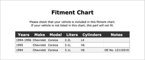 Engine Intake Manifold Temperature Sensor Compatible With Chevrolet Corsica 1996 1995 1994 P-3935298 in Saudi Arabia