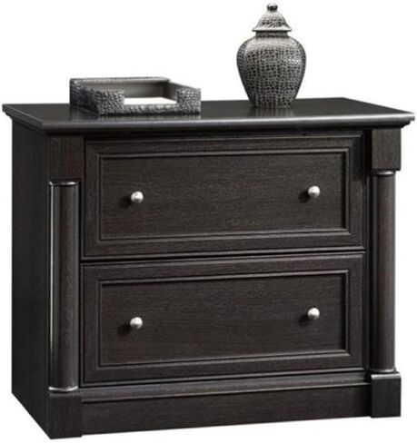 بويري هيل 2 درج 29.61 بوصة خزانة ملفات خشبية هندسية بلون الكرز الجانبي سهلة التجميع ثابتة للمنزل والمكتب in Kuwait