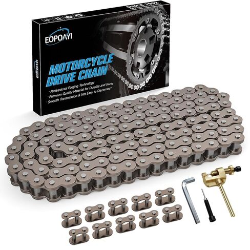 25H Drive Chain 126 Links Compatible with Razor MX350 MX400, MX350 Chain for ZR350 SX350 Dirt Bike McGrath Electric Scooter Dirt Rocket Bike Heavy Duty Parts with Chain Breaker in Kuwait