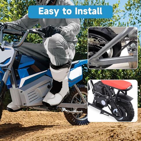 25H Drive Chain 126 Links Compatible with Razor MX350 MX400, MX350 Chain for ZR350 SX350 Dirt Bike McGrath Electric Scooter Dirt Rocket Bike Heavy Duty Parts with Chain Breaker in Kuwait