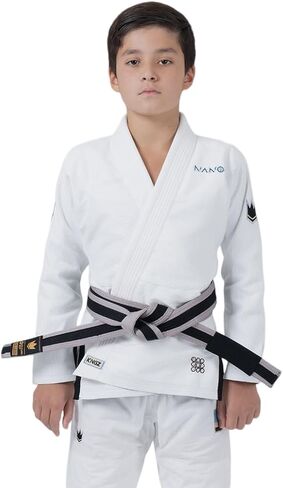 KINGZ Nano 3.0 Youth Jiu Jitsu Gi - IBJJF 2024 Legal، سترة منسوجة باللؤلؤ وبنطال Ripstop بوزن 8 أونصة in Kuwait