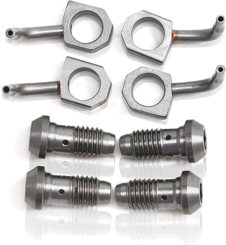 06B103154 4Pcs Oil Spray Nozzle Set Compatible with VW Golf Jetta Passat Beetle Touran Audi A3 A4 A6 S3 S4 S6 Avant TT 06B103154D 06B103154B in Kuwait