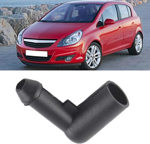 Windscreen Washer Hose Connector, 90 Degree Washer Bottle Pipe Connector Fit for Vastra Zafira B, 13171805 Right Angle Car Windshield Washer Hose Kit in Saudi Arabia