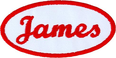 Custom Personalized Embroidered Oval Name Patch with Script Font - Iron/Sew On - for Backpacks, Jackets, Etc. (1 Patch) in Saudi Arabia