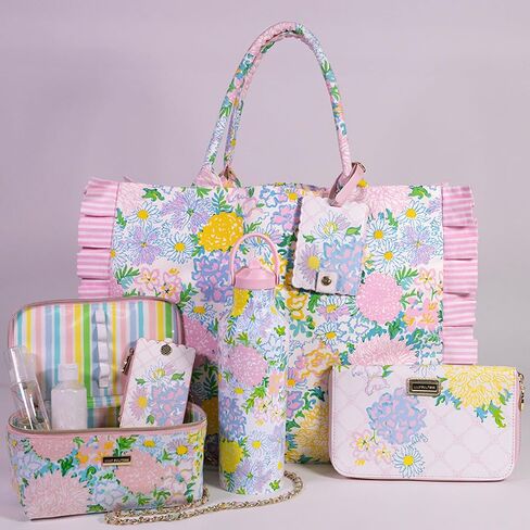 علامة الأمتعة الجلدية ذات شكل صدفي من ليلي بوليتزر مع حزام آمن، معرف حقيبة ملون للسفر، منزل حديقة ليلي in Kuwait