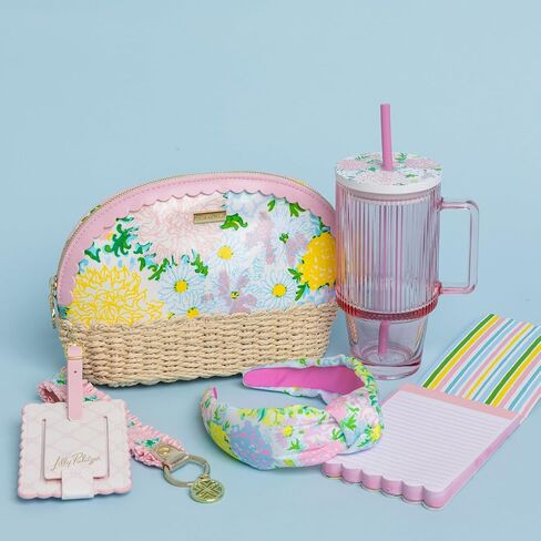 علامة الأمتعة الجلدية ذات شكل صدفي من ليلي بوليتزر مع حزام آمن، معرف حقيبة ملون للسفر، منزل حديقة ليلي in Kuwait