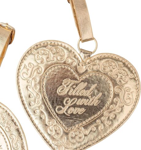 ban.do Getaway Suitcase Tag Set of 2 for Travel, Novelty Shaped Durable Vegan Leather Luggage Identifier (Lockets) in Saudi Arabia