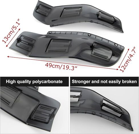 Adjustable Vented Wind Deflector for Goldwing GL1800 F6B 2001-2017, PSLER Side Spoilers Wing Air Guard GL1800 F6B Accessories, CF0122SM in Saudi Arabia