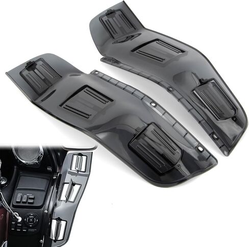 Adjustable Vented Wind Deflector for Goldwing GL1800 F6B 2001-2017, PSLER Side Spoilers Wing Air Guard GL1800 F6B Accessories, CF0122SM in Saudi Arabia