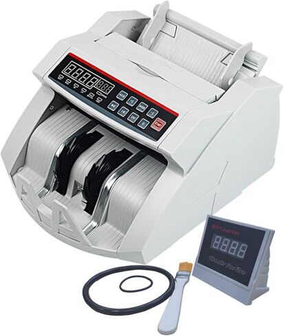 FixtureDisplays® Bill Counter Money Cash BANKNOTE Machine Count Currency W/Counterfeit Detection 18602-NPF in Saudi Arabia