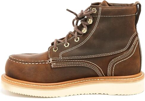 Men's 6" Grade Work Boot Composite Toe Distressed Brown 9.5 EE US in Kuwait