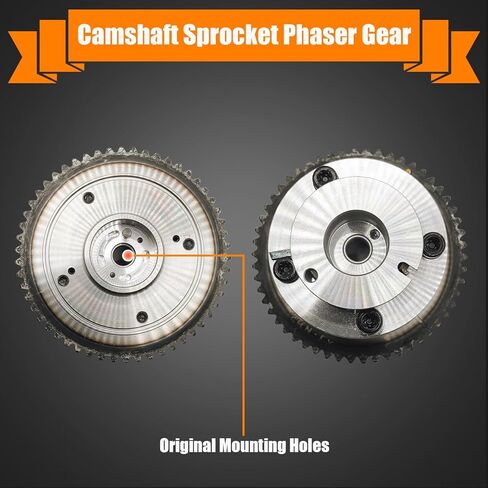 Engine Timing CVVT Camshaft Sprocket Compatible with Hyundai Elantra Kona Veloster Kia Forte Forte5 Soul Seltos 2.0L 2014-2022, Engine Exhaust & Intake CVVT Camshaft Gear Replace OE# 24370-2E020 in Saudi Arabia