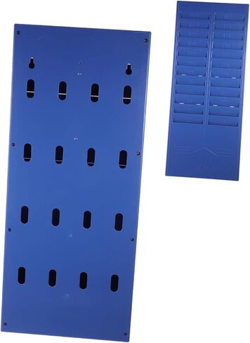 Gatuida Cards Holder Wall Mount Rack with Slots Retractable Design for Office Warehouse Attendance Punch Clock Thickened Material with Stickers and Expandable Multi-pocket Random Color in Saudi Arabia