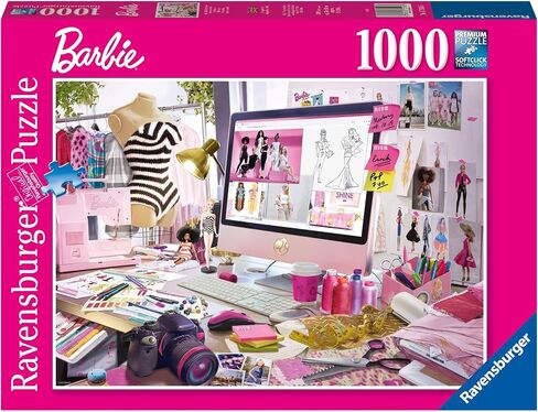 Ravensburger Barbie Jigsaw Puzzles for Kids and Adults Age 12 Years Up - 1000 Pieces - Fashion Icon in Kuwait