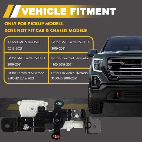 84873070 Pickup Box Tailgate Lock Actuator Fit for Chevrolet Silverado GMC Sierra 1500 2500HD 3500HD 2019-2021, Replace# 23388757 in Saudi Arabia