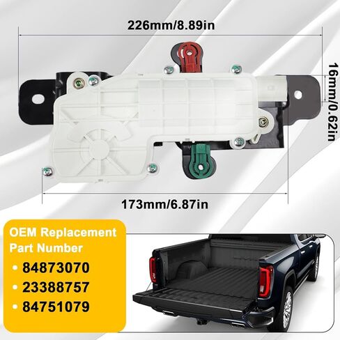 84873070 Pickup Box Tailgate Lock Actuator Fit for Chevrolet Silverado GMC Sierra 1500 2500HD 3500HD 2019-2021, Replace# 23388757 in Saudi Arabia