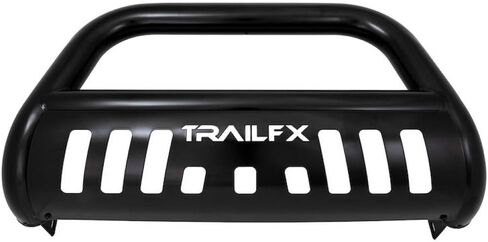 TrailFX B0028B Bull Bar Fits Ford F-150 2004-2026 Tubular 3 Inch Black Powder Coated Steel with Skid Plate Holes for Optional Lighting in Saudi Arabia