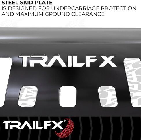 TrailFX B0028B Bull Bar Fits Ford F-150 2004-2026 Tubular 3 Inch Black Powder Coated Steel with Skid Plate Holes for Optional Lighting in Saudi Arabia