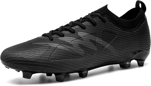 Men's Soccer Shoes High-Top Long Spikes Outdoor Indoor Turf Professional Sneaker Youth Training Futsal Football Boots Unisex in Saudi Arabia