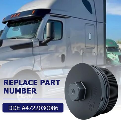 Cooler Filter Cap Compatible with Detroit DD15 Diesel Engine for Freightliner Cascadia Coolant Filler Cap Replace for A4722030086 in Saudi Arabia