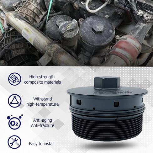 Cooler Filter Cap Compatible with Detroit DD15 Diesel Engine for Freightliner Cascadia Coolant Filler Cap Replace for A4722030086 in Saudi Arabia