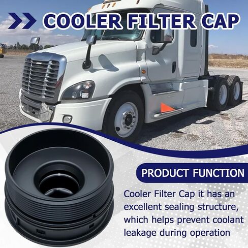 Cooler Filter Cap Compatible with Detroit DD15 Diesel Engine for Freightliner Cascadia Coolant Filler Cap Replace for A4722030086 in Saudi Arabia
