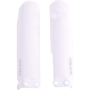 Acerbis Lower Fork Cover Set White - Fits: KTM 65 SX 2009-2019 in Saudi Arabia