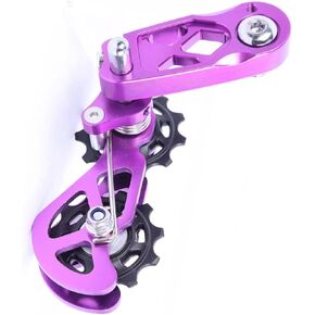 شداد سلسلة أحادية السرعة مع سهولة التركيب - يتميز بدليل زنبركي مزدوج وشد متعدد الأجزاء على ألومنيوم CNC للحصول على أداء صامت وسوائل - يناسب BMX، والدراجات الترابية، والدراجات القابلة للطي in Kuwait