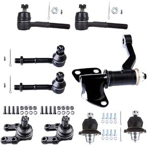 ASAPE 9 Pcs Front Suspension Kit - Fit for 1987-1993 For Nissan Pathfinder 1986-1994 D21 1995-1997 Pickup - Front Inner and Outer Tie Rod End Upper Lower Ball Joints Idler Arm Suspension Set in Saudi Arabia