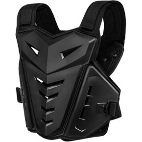 سترة واقية للجسم خفيفة الوزن درع الصدر للدراجات النارية، حماية خلفية للرجال قابلة للتعديل لحماية دائمة من الصدمات في موتوكروس، ركوب الدراجات النارية على الطرق، التزلج وغيرها من الرياضات in Kuwait