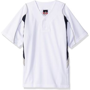 Alleson Athletic Boys Youth Baseball Jersey, Maroon/Grey/White, Large in Kuwait