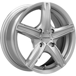 Vision 469 Boost 15x6.5 4x4.5 بوصة + حافة عجلة فضية مقاس 38 مم مقاس 15 بوصة in Kuwait