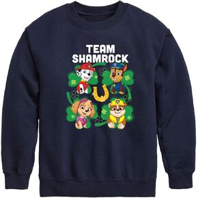 HYBRID APPAREL - Paw Patrol - عيد القديس باتريك - فريق شامروك - سترة صوفية ذات رقبة دائرية للأطفال والشباب in Saudi Arabia