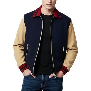Will Byers Jacket Season 5 | Men's 80s Varsity Style Bomber Wool Jacket in Saudi Arabia