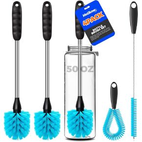 holikme 11 حزمة فرشاة متعددة الوظائف زجاجة فرشاة مكافحة ساكنة مجموعة تنظيف فرشاة لزجاجات البيرة الرقبة الضيقة غطاء كأس لوحة المفاتيح الكمبيوتر المحمول، أغوا in Kuwait