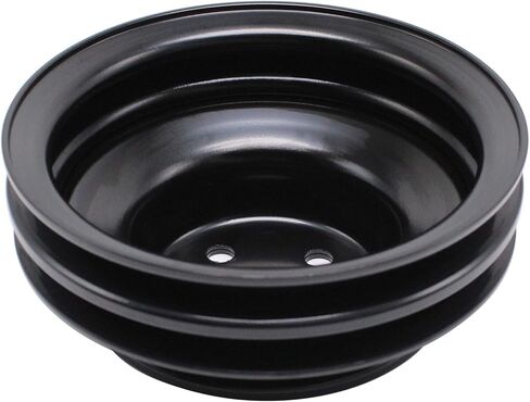 بكرة مضخة مياه فولاذية ثلاثية الأخدود باللون الأسود تناسب Ford 260 289 302 351W 1962-1977 V8 in Kuwait