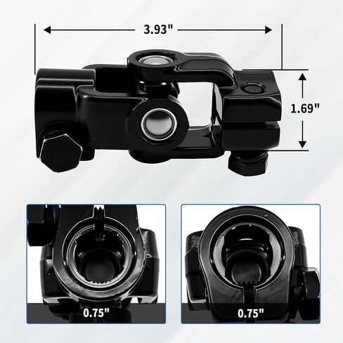 Lower Steering Shaft Universal Joint Coupler 425-358 Compatible with Ford Escape 2008-2012, Compatible with Mazda Tribute 2008-2011, Fit for Mercury Mariner 2008-2011 in Saudi Arabia