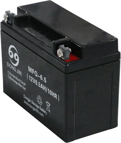MFQ-6.5 12V 6.5AH Replaces Motorcycle Battery 10h mfq6.5 6-mfq-5 for Scooter Go Kart ATV Quad Buggy Pit Dirt Bike 4 Wheeler Generator p4500i BD 250-7 iGen4500 RPS Hawk 250 in Saudi Arabia