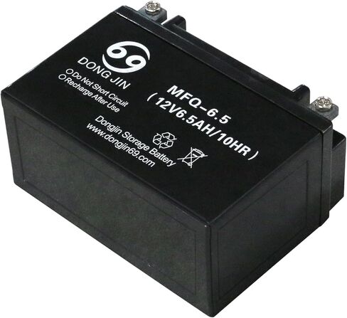 MFQ-6.5 12V 6.5AH Replaces Motorcycle Battery 10h mfq6.5 6-mfq-5 for Scooter Go Kart ATV Quad Buggy Pit Dirt Bike 4 Wheeler Generator p4500i BD 250-7 iGen4500 RPS Hawk 250 in Saudi Arabia