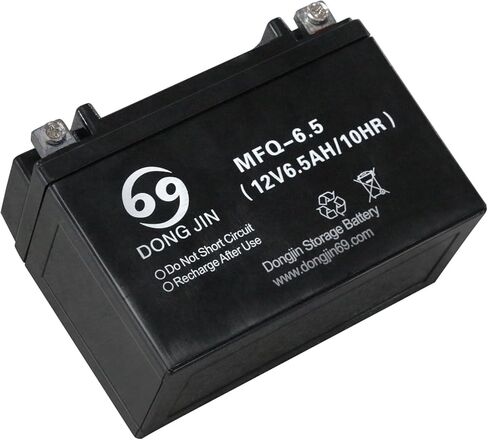 MFQ-6.5 12V 6.5AH Replaces Motorcycle Battery 10h mfq6.5 6-mfq-5 for Scooter Go Kart ATV Quad Buggy Pit Dirt Bike 4 Wheeler Generator p4500i BD 250-7 iGen4500 RPS Hawk 250 in Saudi Arabia