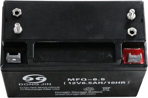 MFQ-6.5 12V 6.5AH Replaces Motorcycle Battery 10h mfq6.5 6-mfq-5 for Scooter Go Kart ATV Quad Buggy Pit Dirt Bike 4 Wheeler Generator p4500i BD 250-7 iGen4500 RPS Hawk 250 in Saudi Arabia